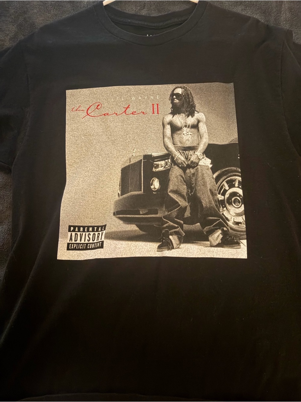 PacSun Black Tee with The Carter II Graphic